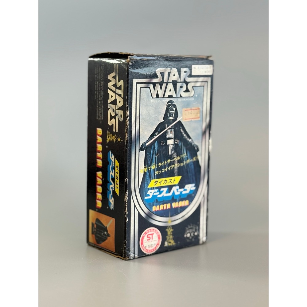 Vintage Takara Darth Vader Die-Cast Figure 1970s Star Wars Japan Open Box